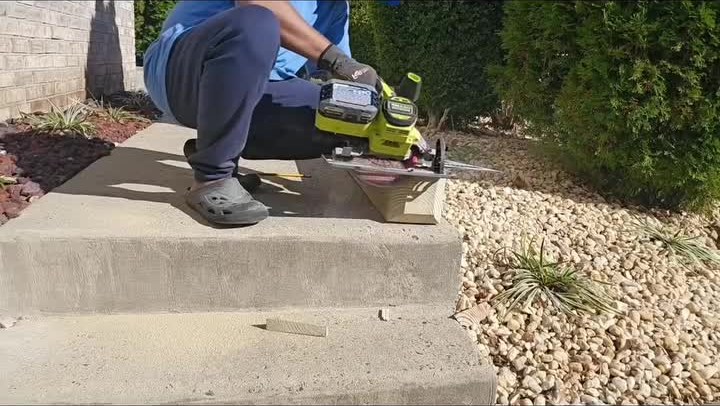 Moving outside to begin installation